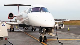 Loganair E145 Southampton to Newcastle Airport Full Flight [upl. by Bellda]