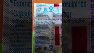 Esomeprazole amp Levosulpiride Capsules 40mg75mg health janaushadhi medicine capcutedit [upl. by Natala]