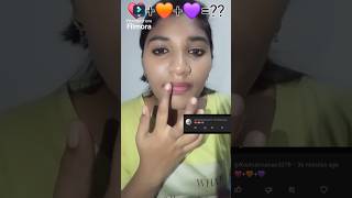 3 shade lipstick 💄 mixed combination hack 😱😱♥️🧡💜 lipstick trending makeup short [upl. by Mansfield]