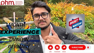 🔥 1st MONTH EXPERIENCE IN GERMANY 🇩🇪 🔥  AS an INTERNATIONAL STUDENT 🇮🇳  Everything Explained 🔥 [upl. by Llain]