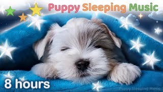 ☆ 8 HOURS ☆ Puppy Sleeping Music 🐶💖 No Ads ☆ Dog Relaxation Music ♫ Dog Sleep Music ♫ Calm dog music [upl. by Hamlet]