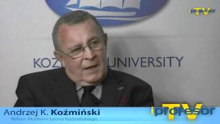 prof Andrzej KKoźmiński  Rozmowy o nauce  cz I [upl. by Acnayb]