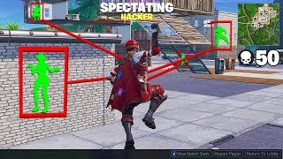 I Spectated a REAL Fortnite Hacker and he did this [upl. by Kip957]