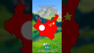 How Poland Divided During WW2 poland ww2 nazigermany sovietunion mapper mapping countryballs [upl. by Ellienad953]