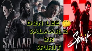 Salaar 2 Update  Spirit Movie Update  Salaar 2 trailer  Prabhas Spirit movie trailer  prabhas [upl. by Ymac]