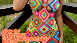 How to crochet for beginners trending crochet beachwear crochet crocheting crochetpattern [upl. by Sikata]