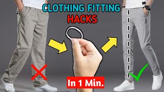 5 Clothing quotFITTINGquot HACKS Every STYLISH Guy Should KnowBEST🔥  Clothing Fit Guide  Style Saiyan [upl. by Acilegna]