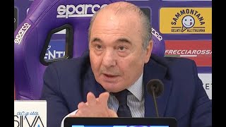 📡  Conferenza Stampa Rocco Commisso [upl. by Atteugram]