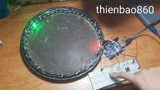 Game installment on my custom LED circle Arduino [upl. by Nahtiek]