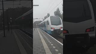 Blauwnet Flirt4 vertrekt vanuit Station Borne richting Almelo Wierden Nijverdal Raalte en Zwolle [upl. by Krishnah543]