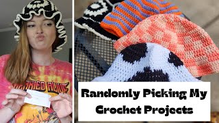 Randomly Picking Crochet Projects For My Shop [upl. by Neron320]