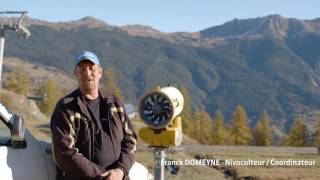 Nivoculteur  Domaine skiable  Serre Chevalier [upl. by Ahtenek]