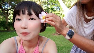 新婚旅行で夢のハワイきた🏝️🌺怒って笑って幸せアロハ〜🤙💕 [upl. by Ruhtra]