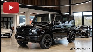 MercedesBenz G400D AMG Line Obsidian black  G manufaktur interieur Nappa black with gold stitching [upl. by Nevuer521]