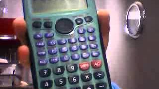 Faire un decompte avec une calculatrice CASIO fx92 [upl. by Hestia523]