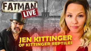 Fatman LIVE w Jen Kittinger of Kittinger Reptiles [upl. by Weinhardt413]