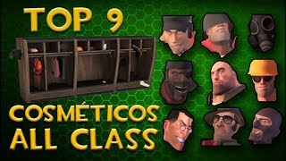 TF2  Top 9 Cosméticos All Class [upl. by Lozar429]