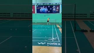 Badminton Smash Backcourt Training badminton badmintontraining badmintonsmash [upl. by Kohn680]