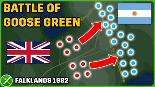 500 Brits vs 1000 Argentines  Battle of Goose Green 1982 [upl. by Uriiah]