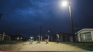 LED Streetlights Donated to Chintsa East Eastern Cape [upl. by Harness226]