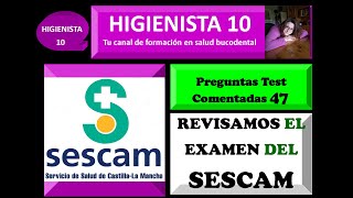 REVISAMOS EL EXAMEN DEL SESCAM PREGUNTAS TEST COMENTADAS 47 [upl. by Derfla]