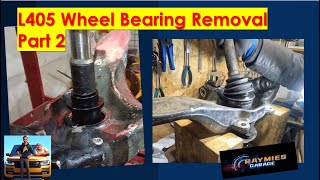 Range Rover L405 Wheel Bearing Removal P2 [upl. by Atilam]