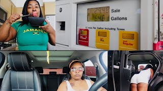 Daily Vlog  Vacuum My Car Out  Fill My Gas Tank  Grocery Store Run [upl. by Acirret824]