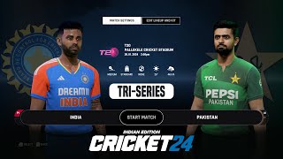 INDIA VS PAKISTAN T20 MATCH CRICKET 24  KD GAMING  CRICKET 24 LIVE indiavspakistan [upl. by Manara742]