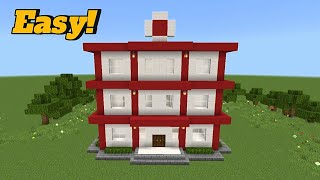 MINECRAF HOW TO BUILD A HOSPITAL [upl. by Damal]