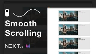 Smooth scrolling from scratch with Framer Motion [upl. by Adnohr838]