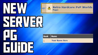 Tibia New CharacterServer PG Guide [upl. by Llemij]
