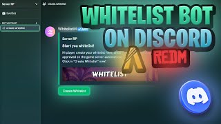 WHITELIST AND ALLOWLIST BOT DISCORD FOR FIVEM AND REDM [upl. by Ardine919]