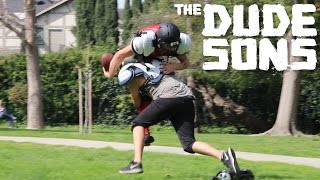 Hoverboard Football Gone Wrong  The Dudesons [upl. by Coltun]