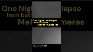 Meteor Camera One Night TimeLapse dorset astronomy perseidmeteorshower space moon weymouth [upl. by Hasan]