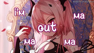 Nightcore  Sweet But Psycho  Ava Max  Lyrics [upl. by Heurlin]