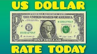 US Dollar USD Exchange Rate Today [upl. by Echikson550]