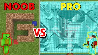 Minecraft NOOB vs PRO IMPOSSIBLE MAZE BUILD CHALLENGE [upl. by Aria]