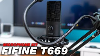 Fifine T669 Microphone  All in one microphone kit 🎤 [upl. by Haswell474]