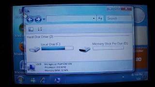 Windows 7 on PSP with DownloadlinkHD [upl. by Pandolfi]