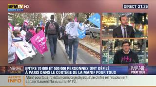 Interview dAlbéric Dumont de la Manif Pour Tous 051014 21h30 BFM TV [upl. by Zorina]