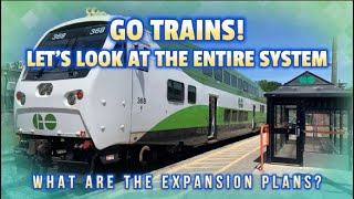 The Entire GO Train Transit Network  What are the Current Expansion Plans for Toronto amp Ontario [upl. by Enirehtac35]