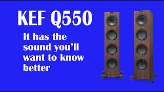 The KEF Q550 tower the full monty [upl. by Ahsiym]