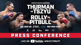 Thurman vs Tszyu amp Romero vs Cruz Kickoff Press Conference [upl. by Holton444]