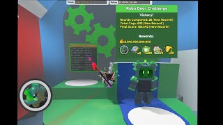 BEATING ROUND 25 IN ROBO BEARS CHALLENGE  Bee Swarm Simulator [upl. by Eliason]