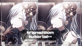 simple transition tutorial onᨳ₊˚ alight motion 𖤐୧₊˚ [upl. by Wendolyn]