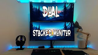 5 Best Dual Vertical Monitor Stand  Top 5 Mounts Stands for Stacked Monitors [upl. by Niuq922]