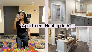 Come Apartment Hunting w Me in ATLANTA Midtown Buckhead Smyrna [upl. by Oribel20]