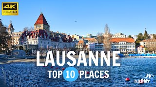 Top 10 Places To Visit in Lausanne Switzerland  Travel Guide [upl. by Adamski]