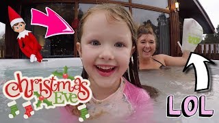 CHRISTMAS EVE SPECIAL  HOT TUB PARTY  SECRET SANTA REVEALED  FAMILY TRADITIONS VLOGMAS DAY 25 [upl. by Letney912]