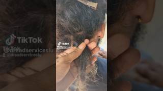 Crochet retwist on locs [upl. by Arin]